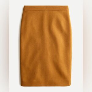 J. Crew Pencil skirt in double-serge wool Size 6